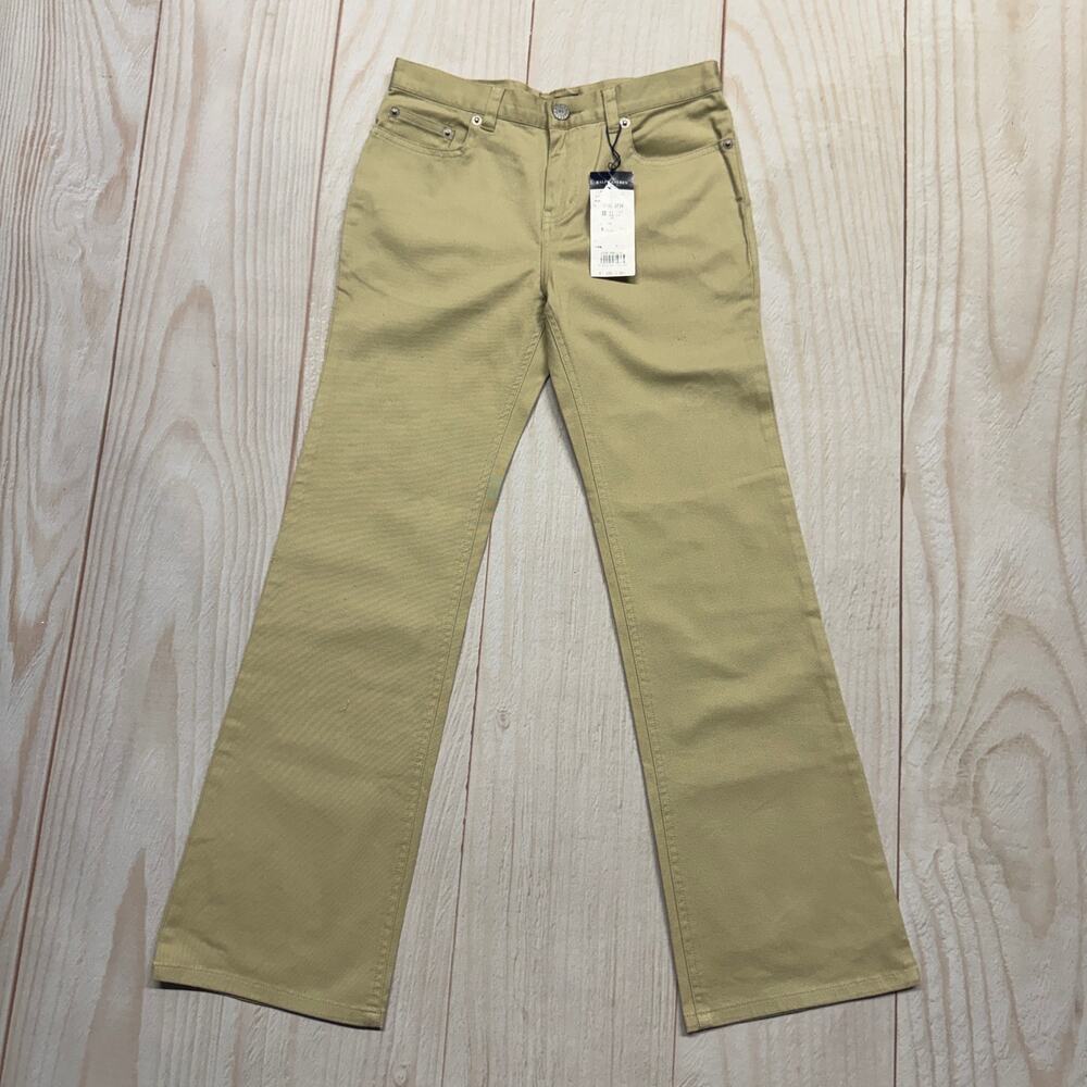 Polo Jeans Co Ralph Lauren Girls Size M (10) Boot Cut Beige Khaki Pants